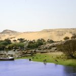 Picturesque port of Aswan - featured on river cruises on the Nile