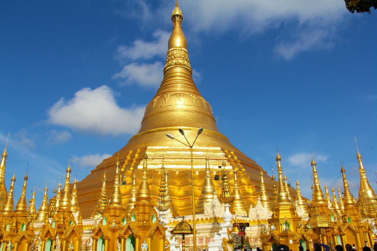 Golden Pagoda in Yangon