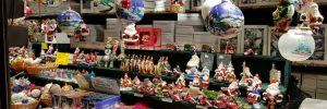 Christmas trinkets at the market