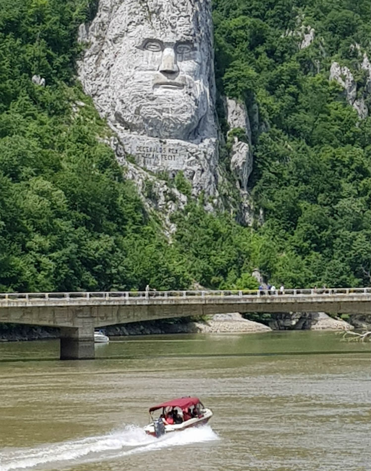 King Decebalus - Statue along the Danube