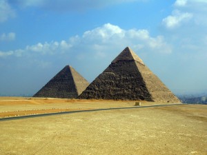 Egyptian Pyramids that can be seen on a nile river cruise