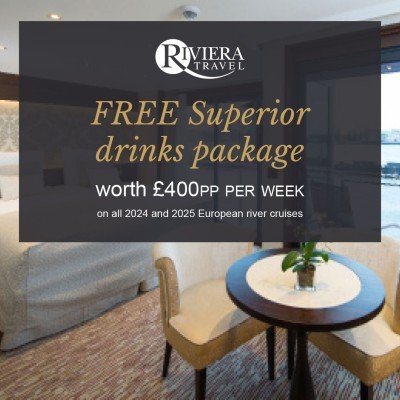 Riviera - FREE Superior drinks package worth £400pp