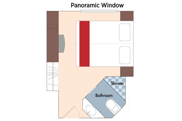 Cat D Staterooms floor Plan