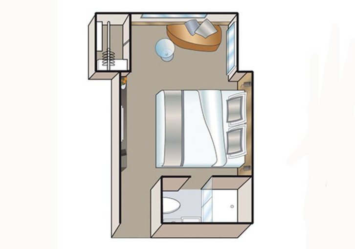 C-1 Stateroom floor Plan