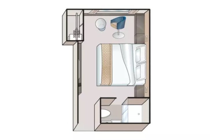 C-4 Cabin with Panoramic Window floor Plan