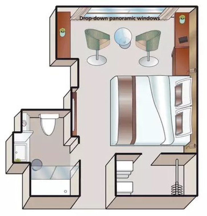 Cabin B-1 floor Plan