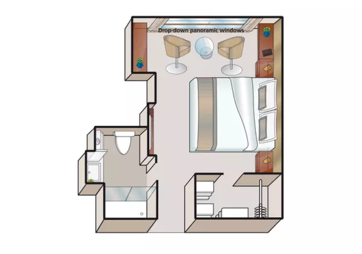 B-1 Cabin floor Plan