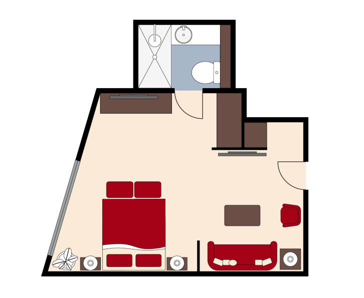 Premium Cabin floor Plan