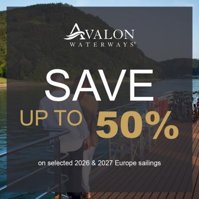 Avalon 50% Savings on 2026