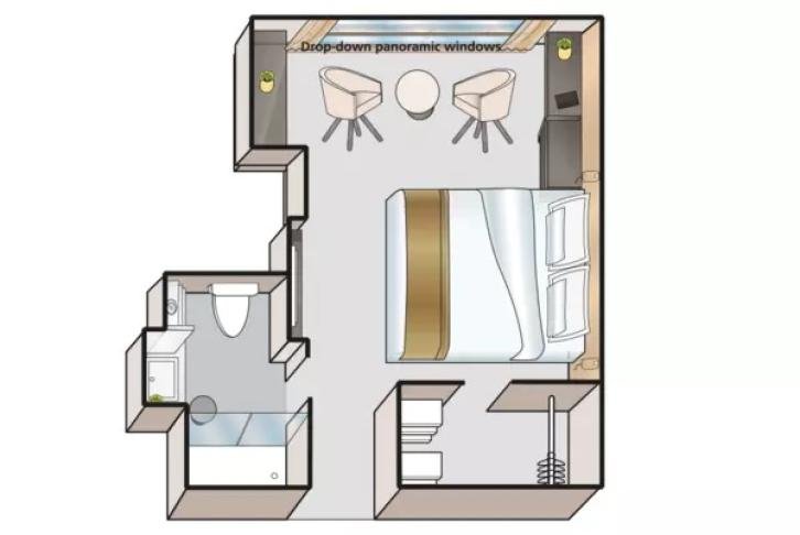 A-1 Cabin floor Plan
