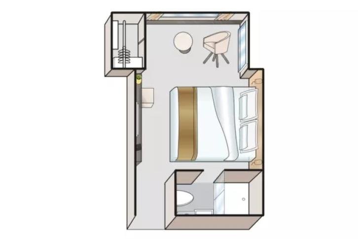 C-4 Cabin floor Plan
