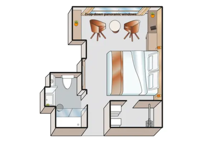 B-4 Cabin floor Plan