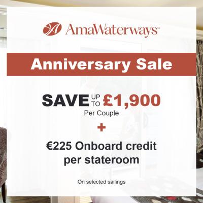 AmaWaterways Anniversary Sale