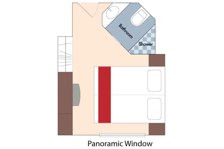 Category D Staterooms floor Plan